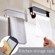 Load image into Gallery viewer, Metal wall hanging Holder wood