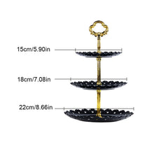 Load image into Gallery viewer, Three-layer Fruit Plate Cake Stand