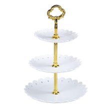 Load image into Gallery viewer, Three-layer Fruit Plate Cake Stand