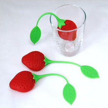 Load image into Gallery viewer, Strawberry Silicone Tea Bag Filter