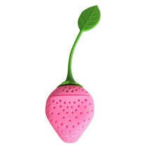 Load image into Gallery viewer, Strawberry Silicone Tea Bag Filter