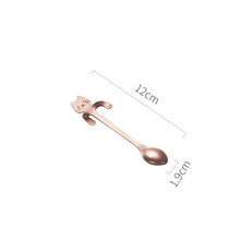 Load image into Gallery viewer, Cat Coffee Spoon Long Handle
