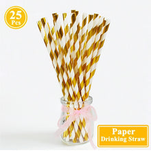 Load image into Gallery viewer, Paper Drinking Straws Table Decoration For Kids