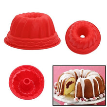 Load image into Gallery viewer, Silicone Pan Ring Shaped Cake