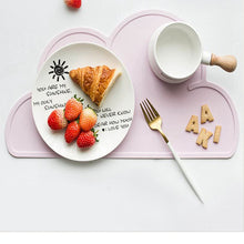 Load image into Gallery viewer, Cloud Shape Kids Plate Mat