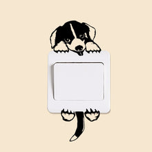 Load image into Gallery viewer, Cute Black Animls Switch Decal Wall Stickers