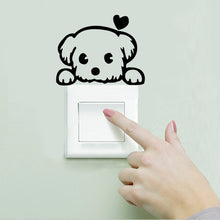 Load image into Gallery viewer, Cute Black Animls Switch Decal Wall Stickers