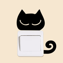 Load image into Gallery viewer, Cute Black Animls Switch Decal Wall Stickers