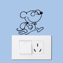 Load image into Gallery viewer, Cute Black Animls Switch Decal Wall Stickers