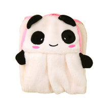 Load image into Gallery viewer, Soft Coral Velvet Animal Towel