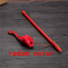 Load image into Gallery viewer, Funny Feather Spring Kitten Cat Toy Feather Rod Teaser Bell Bead