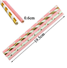 Load image into Gallery viewer, Paper Drinking Straws Table Decoration For Kids