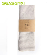 Load image into Gallery viewer, Cotton Linen Cloth Table Napkin Solid Towel 30x42cm