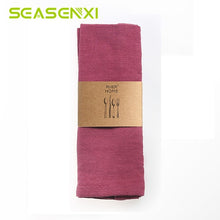 Load image into Gallery viewer, Cotton Linen Cloth Table Napkin Solid Towel 30x42cm
