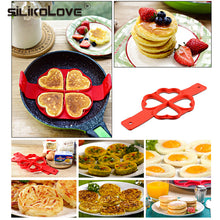 Load image into Gallery viewer, Nonstick Pancake Maker 4 Grids Silicone