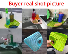 Load image into Gallery viewer, Triangular Sink Rack Storage Racks Sink Sponge Stand