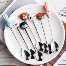 Load image into Gallery viewer, Cute Animals coffee spoon