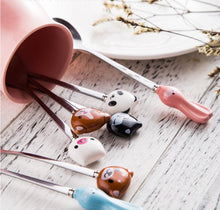 Load image into Gallery viewer, Cute Animals coffee spoon
