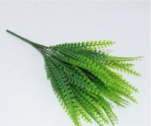 Load image into Gallery viewer, Fork water grass Eucalyptus Plastic Decoration Table
