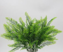 Load image into Gallery viewer, Fork water grass Eucalyptus Plastic Decoration Table