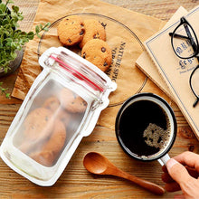Load image into Gallery viewer, Mason Jar Zipper Bags