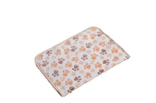 Load image into Gallery viewer, Cute Paw Print Towel Pet Warm Blanket