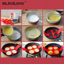 Load image into Gallery viewer, Nonstick Pancake Maker 4 Grids Silicone