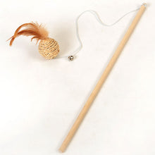 Load image into Gallery viewer, Pet Cat Toy Teaser Multi Color Bird Feather
