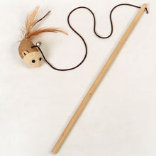 Load image into Gallery viewer, Pet Cat Toy Teaser Multi Color Bird Feather