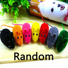 Load image into Gallery viewer, Cute cat toy plush fur toy shake movement mouse
