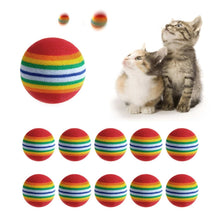 Load image into Gallery viewer, Cat Ball Toys Playing Chew Toy Rattle Scratch