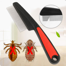 Load image into Gallery viewer, Pet Grooming Comb Teeth Shedding Hair Flea Lice Removal