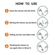 Load image into Gallery viewer, Drain Snake Hair Clog Remover Cleaning tool