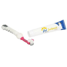 Load image into Gallery viewer, Pet Toothbrush Set Hot Puppy Vanilla/Beef Taste Toothbrush Toothpaste