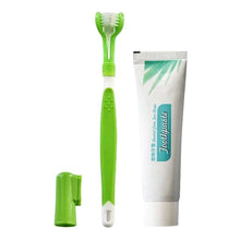 Load image into Gallery viewer, Pet Toothbrush Set Hot Puppy Vanilla/Beef Taste Toothbrush Toothpaste