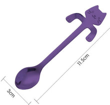 Load image into Gallery viewer, Cute Mini Cat Coffee Spoon Stirring Spoon