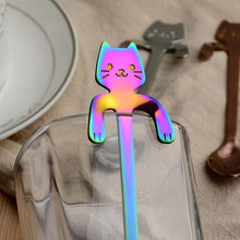 Load image into Gallery viewer, Cute Mini Cat Coffee Spoon Stirring Spoon