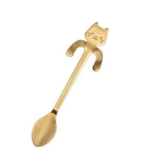 Load image into Gallery viewer, Cute Mini Cat Coffee Spoon Stirring Spoon