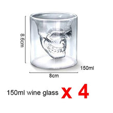 Load image into Gallery viewer, Skull Head Glass Cup