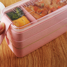 Load image into Gallery viewer, Plastic Bento Eco Friendly lunch box
