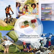Load image into Gallery viewer, Kitchen Plastic Microwave Bento box