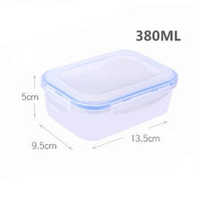 Load image into Gallery viewer, Kitchen Plastic Microwave Bento box