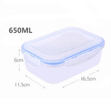 Load image into Gallery viewer, Kitchen Plastic Microwave Bento box