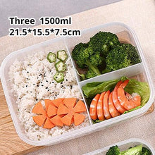 Load image into Gallery viewer, Kitchen Plastic Microwave Bento box