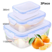 Load image into Gallery viewer, Kitchen Plastic Microwave Bento box