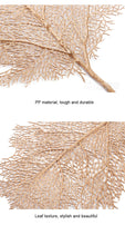 Load image into Gallery viewer, Creative Coral Leaf Plastic Placemat Cup Mats Pads Non-slip