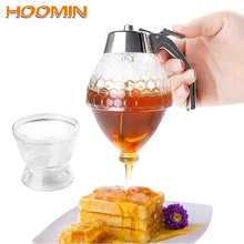 Load image into Gallery viewer, Syrup Squeeze Bottle Juice Jam Cup Pot with Stand Holder