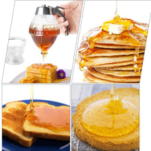 Load image into Gallery viewer, Syrup Squeeze Bottle Juice Jam Cup Pot with Stand Holder