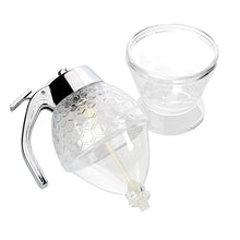 Load image into Gallery viewer, Syrup Squeeze Bottle Juice Jam Cup Pot with Stand Holder