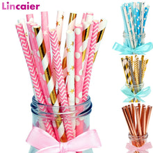 Load image into Gallery viewer, Paper Drinking Straws Table Decoration For Kids